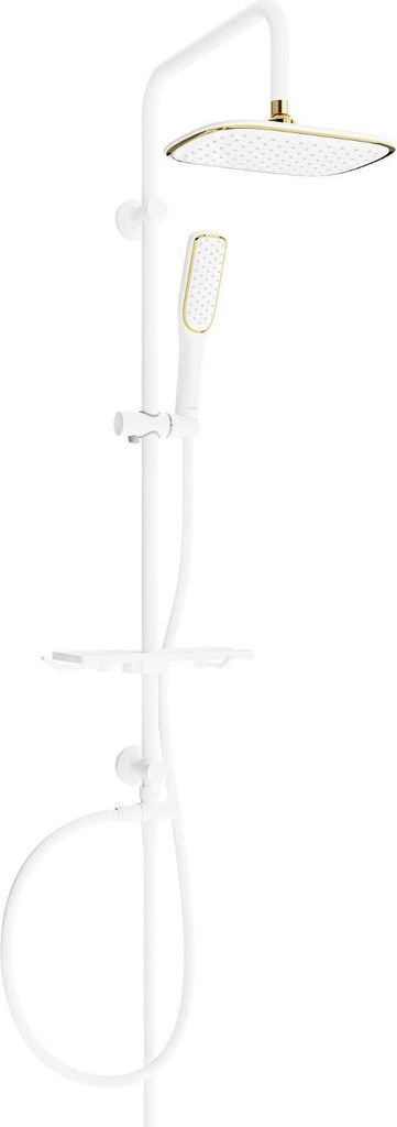 Mexen T49 colonna doccia, bianca/dorata - 798494993-25 Immagine del prodotto 