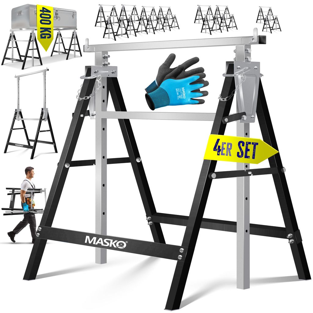 Support télescopique pour échafaudage MASKO® | Socle Image du produit 