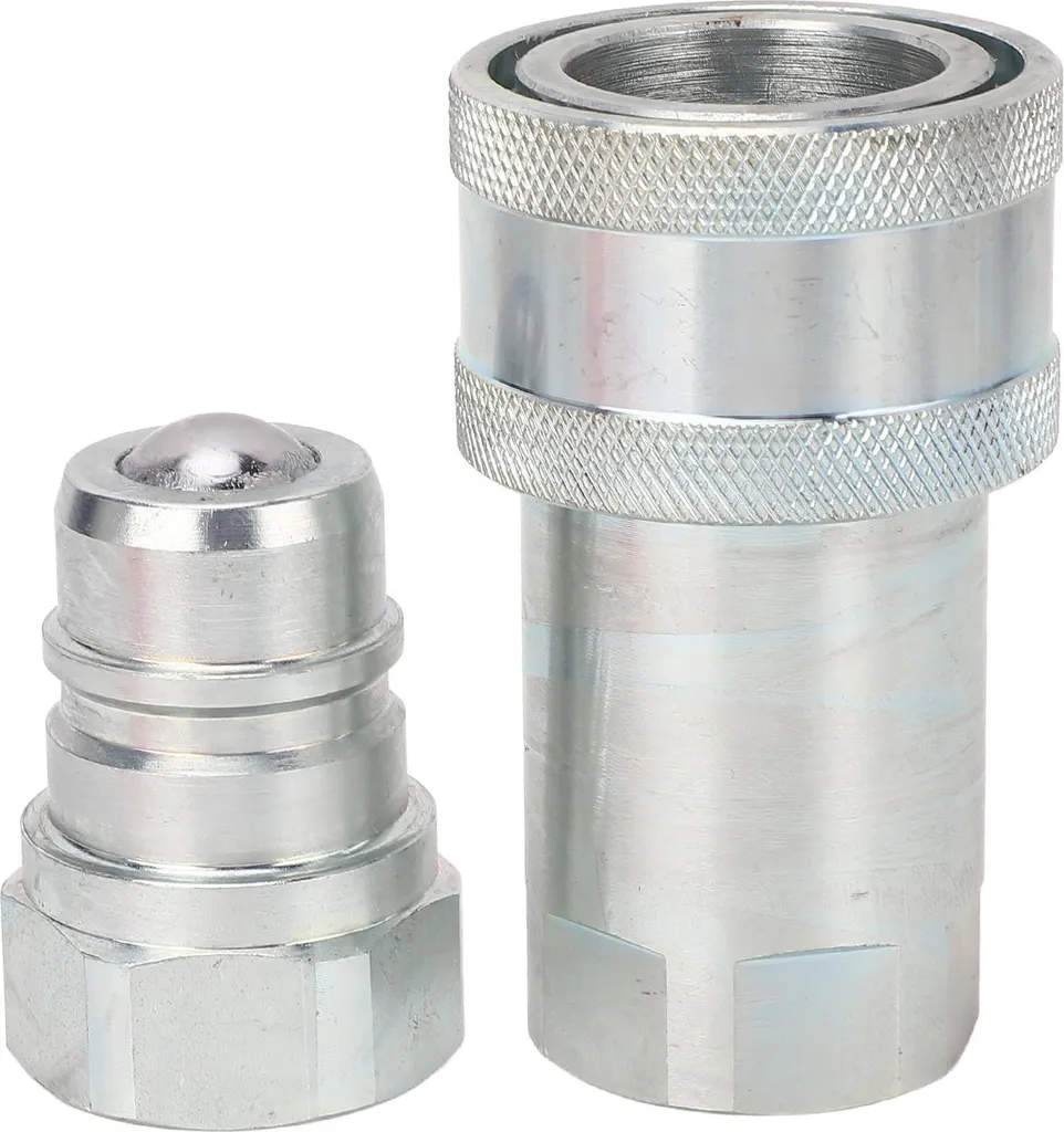 Coupleur hydraulique 1 pouce NPT pour tracteur et engin de chantier 24 GPM
