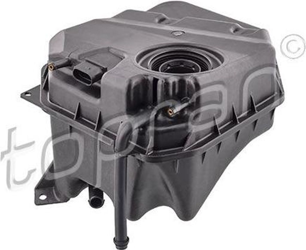 TOPRAN 117 041 Ausgleichsbehälter, Kühlmittel OE 7L0121407C kompatibel mit Q7, Cayenne, Touareg