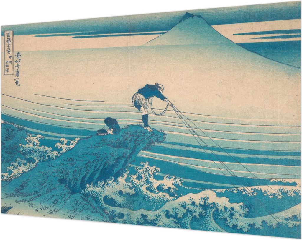 Wandtapete - Dekorative Tapete für Wohnzimmer- Tapetenfolie für Wanddekoration - 104x70 cm - Meeresszene