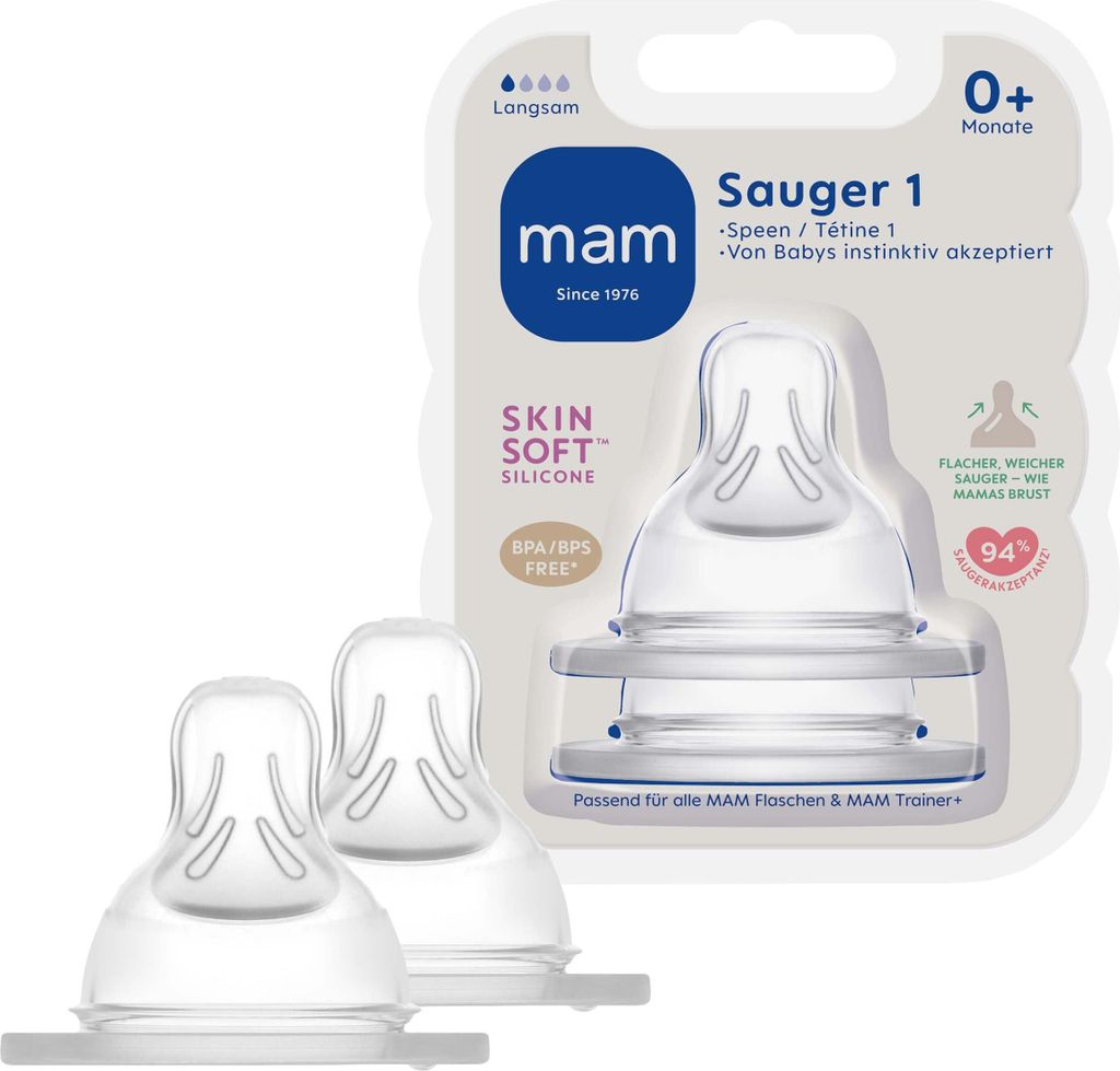 Mam 664106 ANTI-Colic MILK Sauger Produktbild 