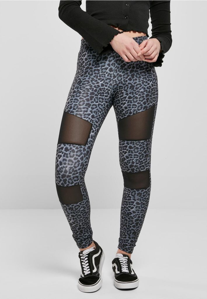 TB4005 - Ladies Tech Mesh AOP Leggings snowleo S