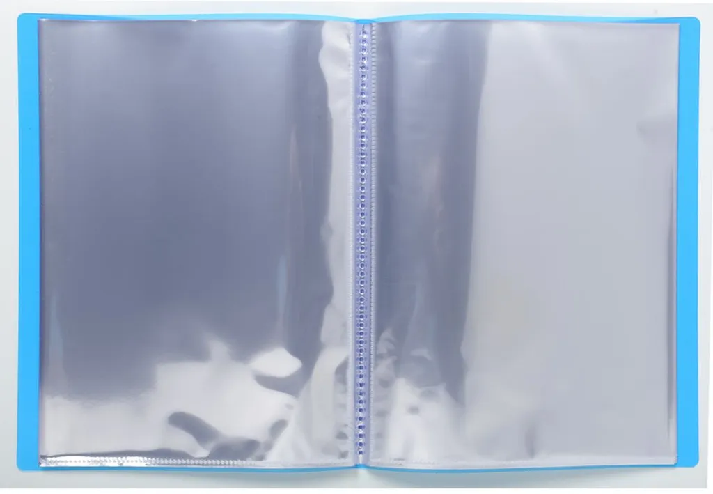 Dossier de présentation rigide 24x32cm Exacompta Iderama Bleu - 40 Poches