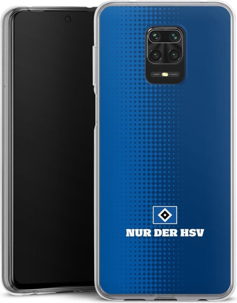 DeinDesign Handyhülle für Xiaomi Redmi Note 9 Pro Silikon Hülle Case Smartphone Schutzhülle HSV Logo Offizielles Lizenzprodukt