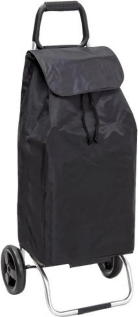 Poussette de marché 2 roues 55L noir Sidebag 8212-469 chariot robuste