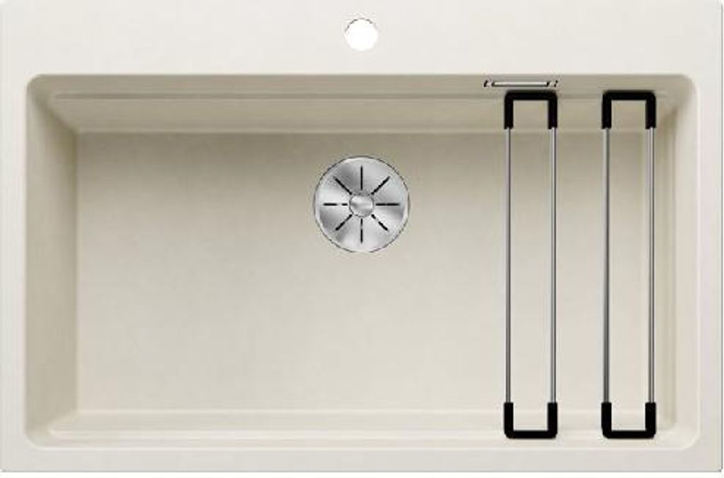 Blanco Etagon 8 - Silgranitspüle, 780x510 mm, mit Zubehör, InFino, soft weiß 527079