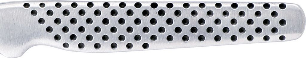 Global SAI-S02R Schälmesser 10cm – Hammerschlag-Design, 3-lagiger Stahl, Perfekt Ausbalanciert
