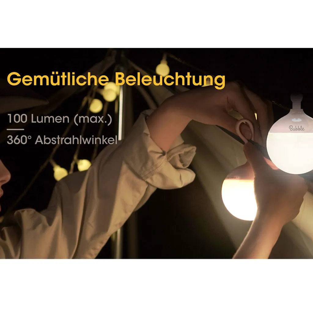 Nitecore Lampe à Bulles Blanche - Éclairage Diffus et Design Compact - 3