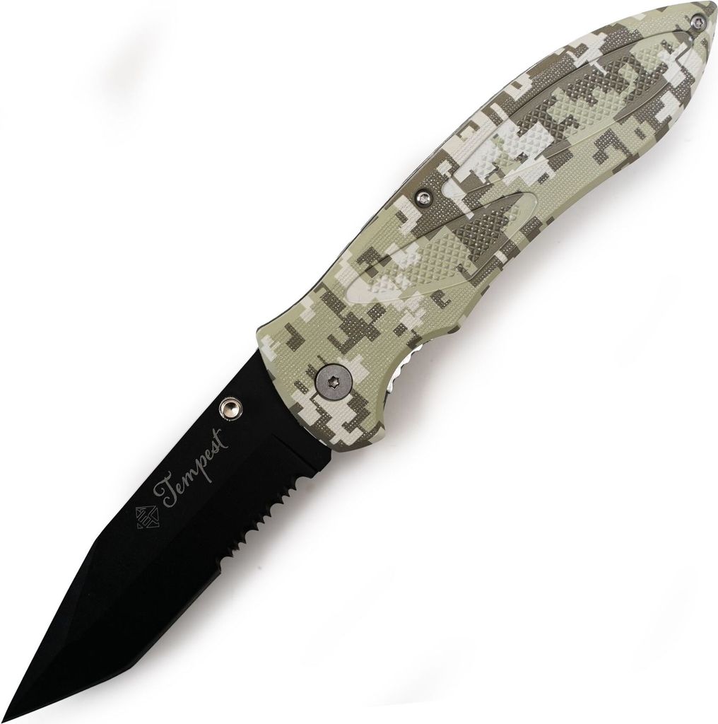 Eurocatch Tempest Klappmesser - 420RVS Lemmet - 5,0" Camou Produktbild 