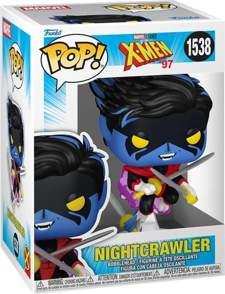 Funko Pop! Nightcrawler X-Men '97 Idée Cadeau Figurine Marvel de 9 cm