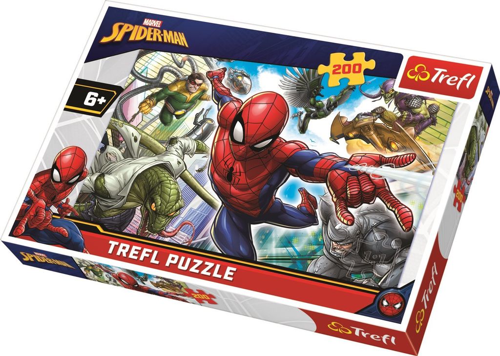 Puzzle Spider-Man 200 pièces : Aventure Masquée de Image du produit 