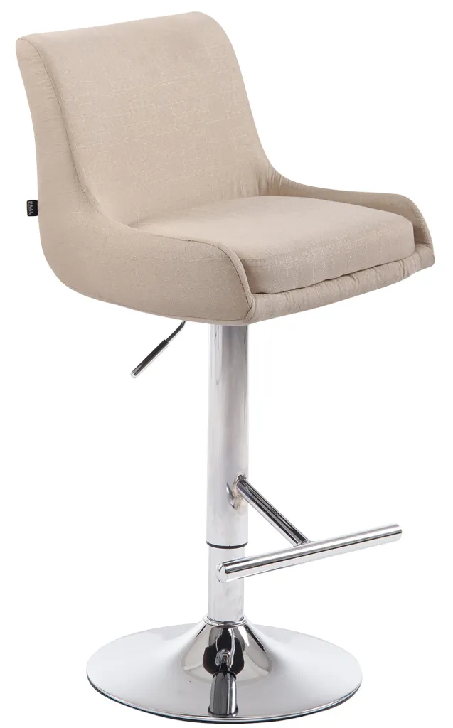 Sgabello da Bar Club Imbottito in Stoffa | Design Elegante Lounge