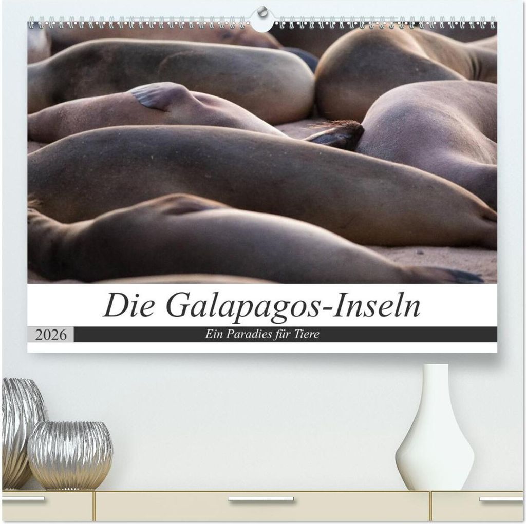 Galapagos-Inseln - Ein Paradies für Tiere (hochwertiger Premium Wandkalender 2026 DIN A2 quer), Kunstdruck in Hochglanz