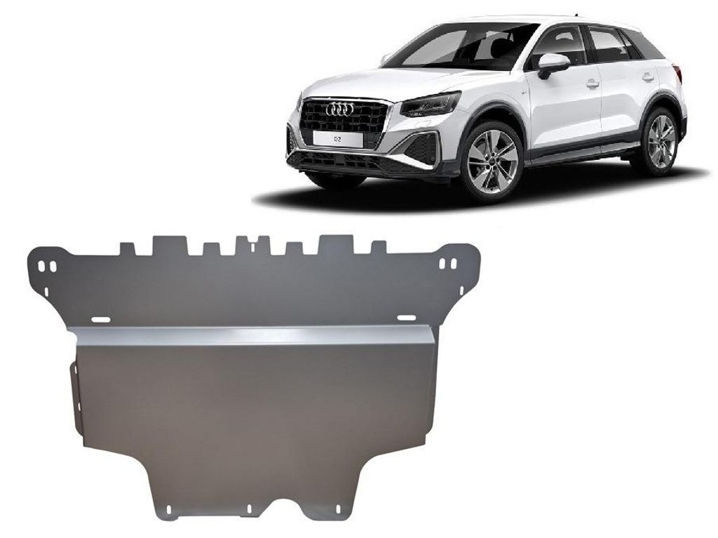 Aluminium Unterfahrschutz für Motor und Getriebe für den Audi Q2
