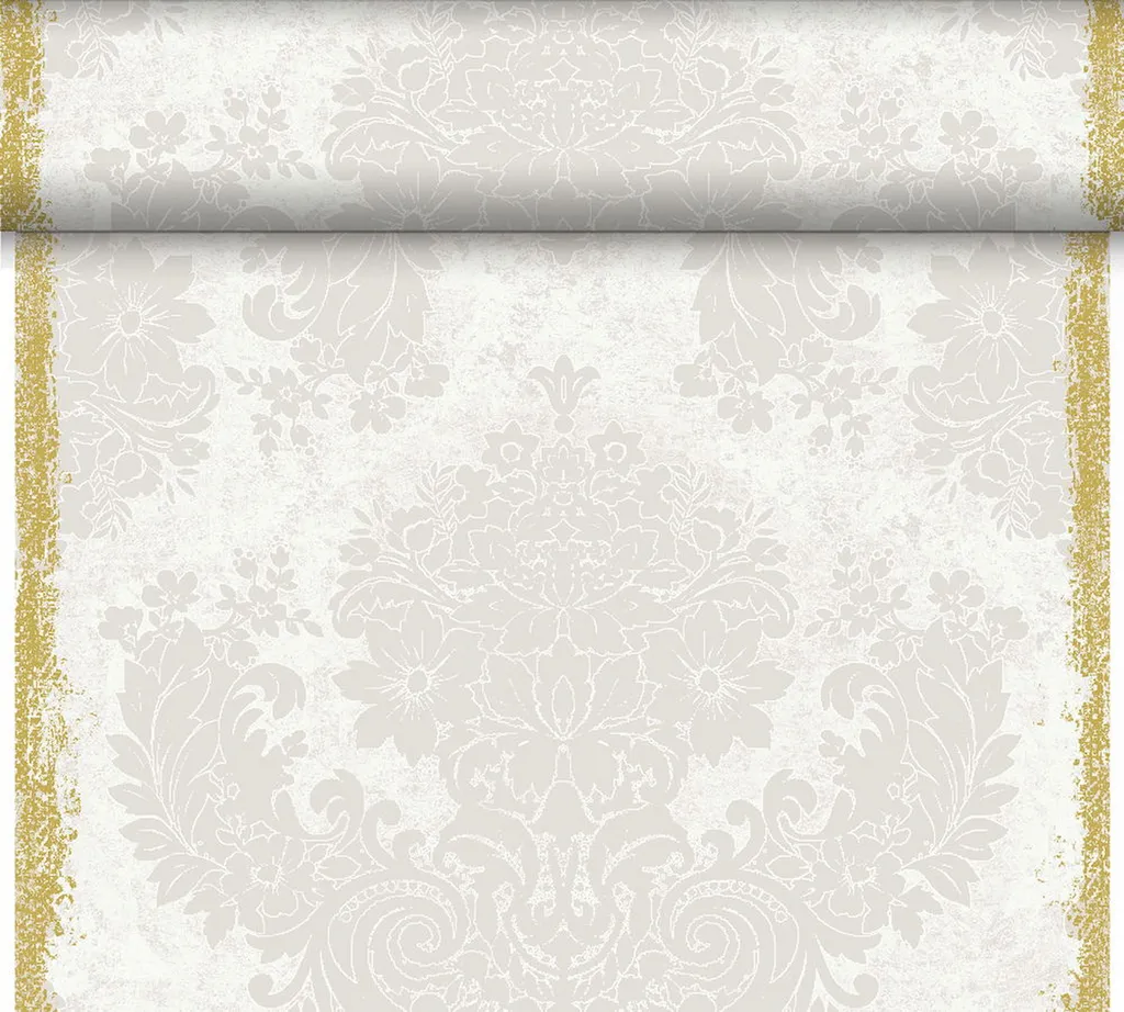 Décoration de Table Mariage Royal White - Chemin de Table Chic Blanc