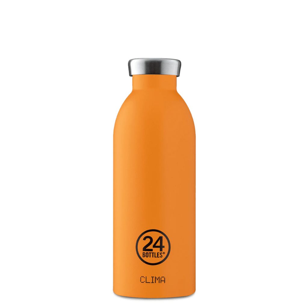 24Bottles Clima, 500 ml, Tägliche Nutzung, Orange, Edelstahl, Erwachsener, Schraubdeckel