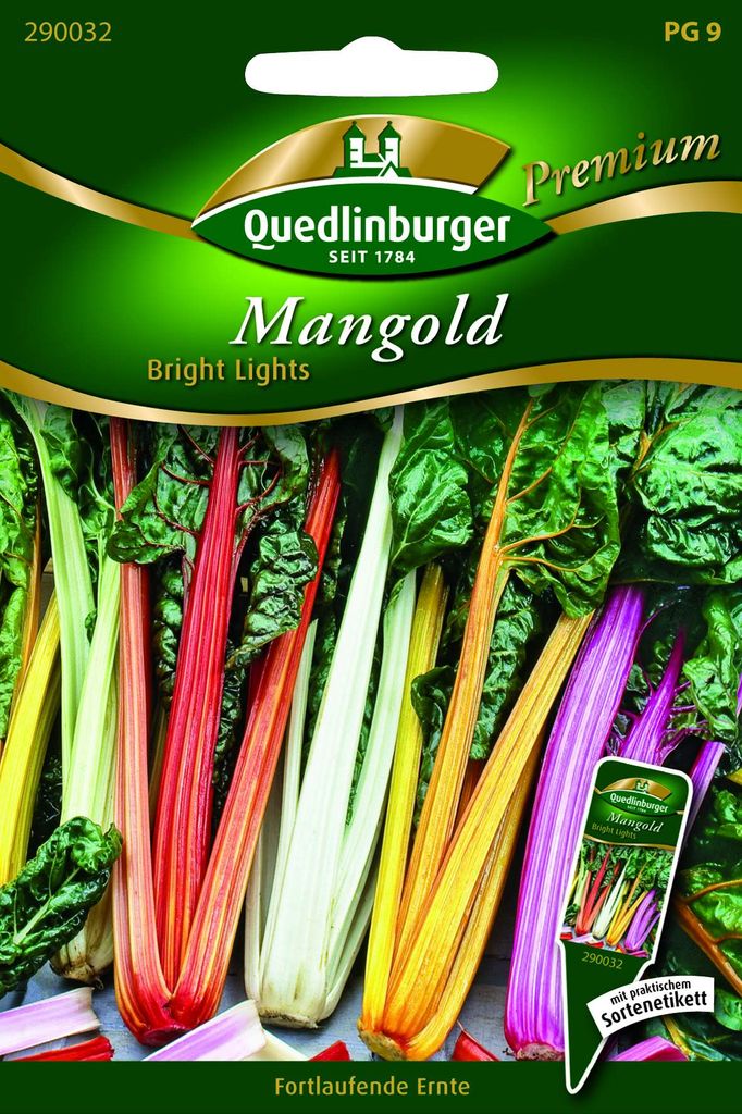 Mangold 'Bright Lights' Quedlinburger Gemüsesamen Produktbild 
