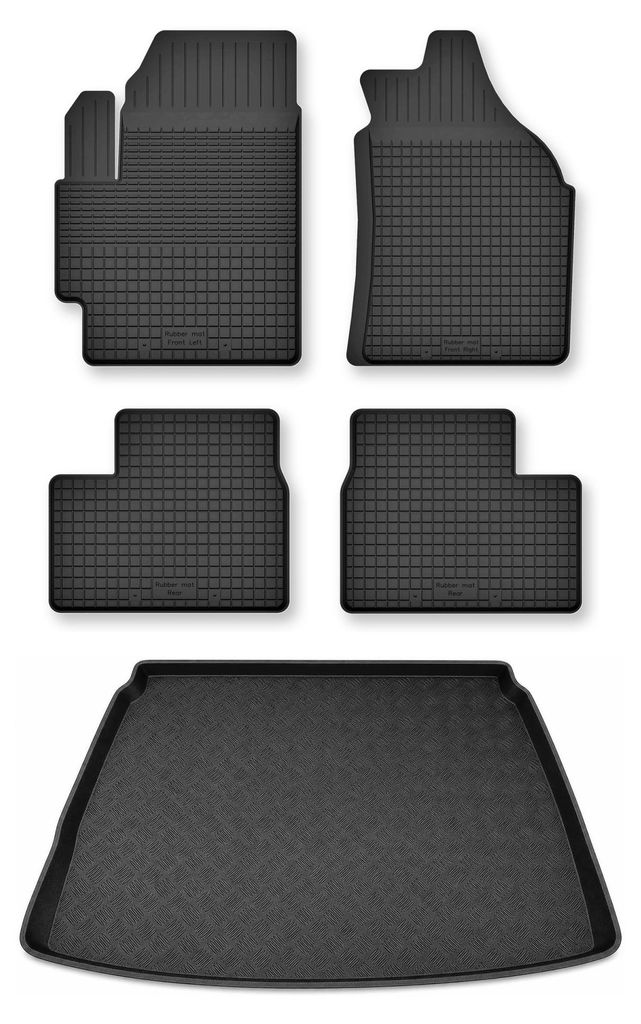 Rubberen automatten + kofferbakmat voor Toyota Yaris Cross Productafbeelding 