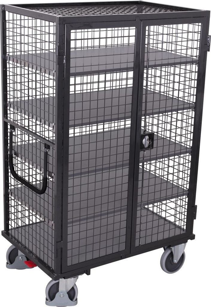 Variofit Etagenwagen fest verschweißt RAL 7016 sw-700.987/AG, 9900066712