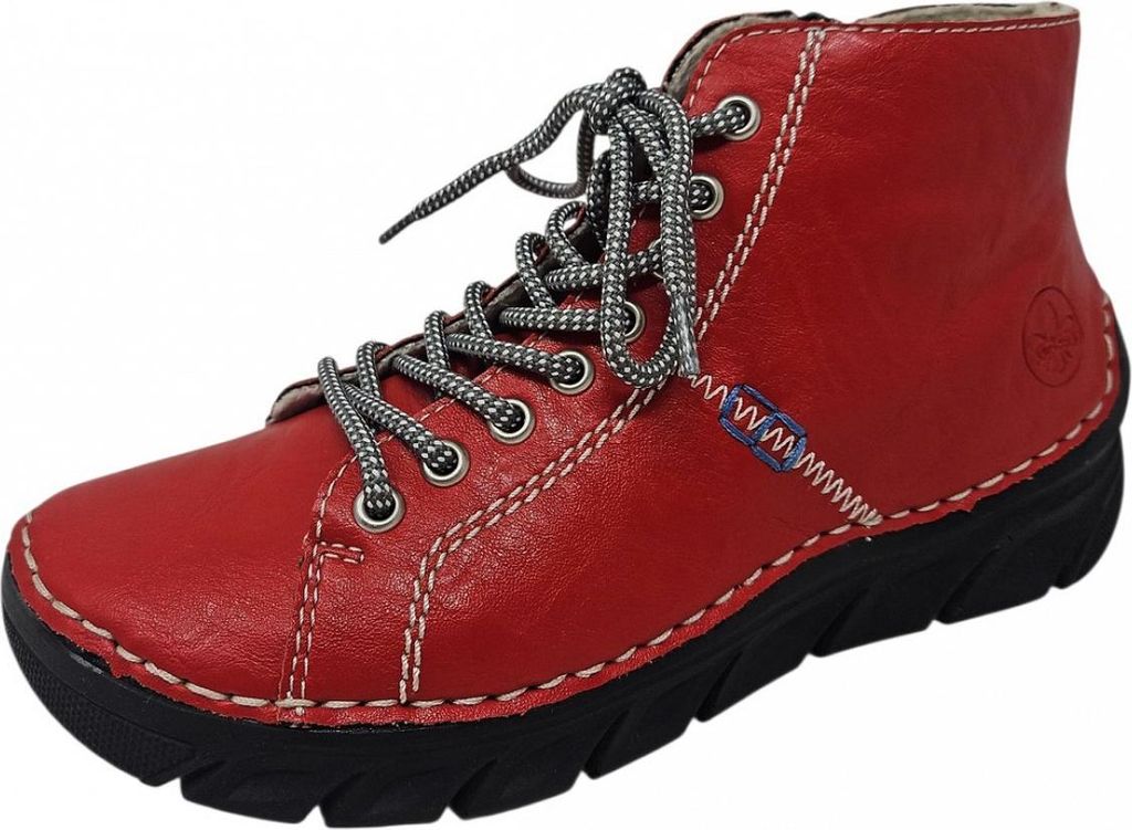Rieker Damen Schnürboot Reißverschluss Stiefelette 55020, Produktbild 