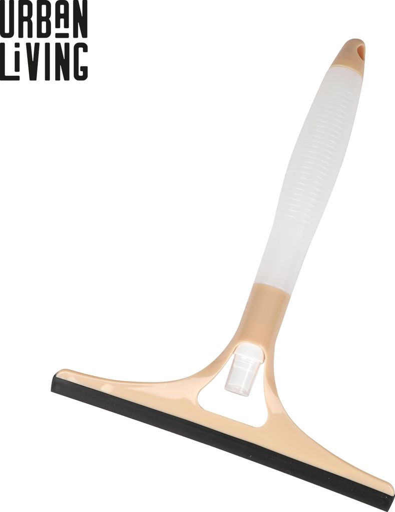 Fensterwischer mit Sprühfunktion – 31 cm, warm apricot, Silikonlippe