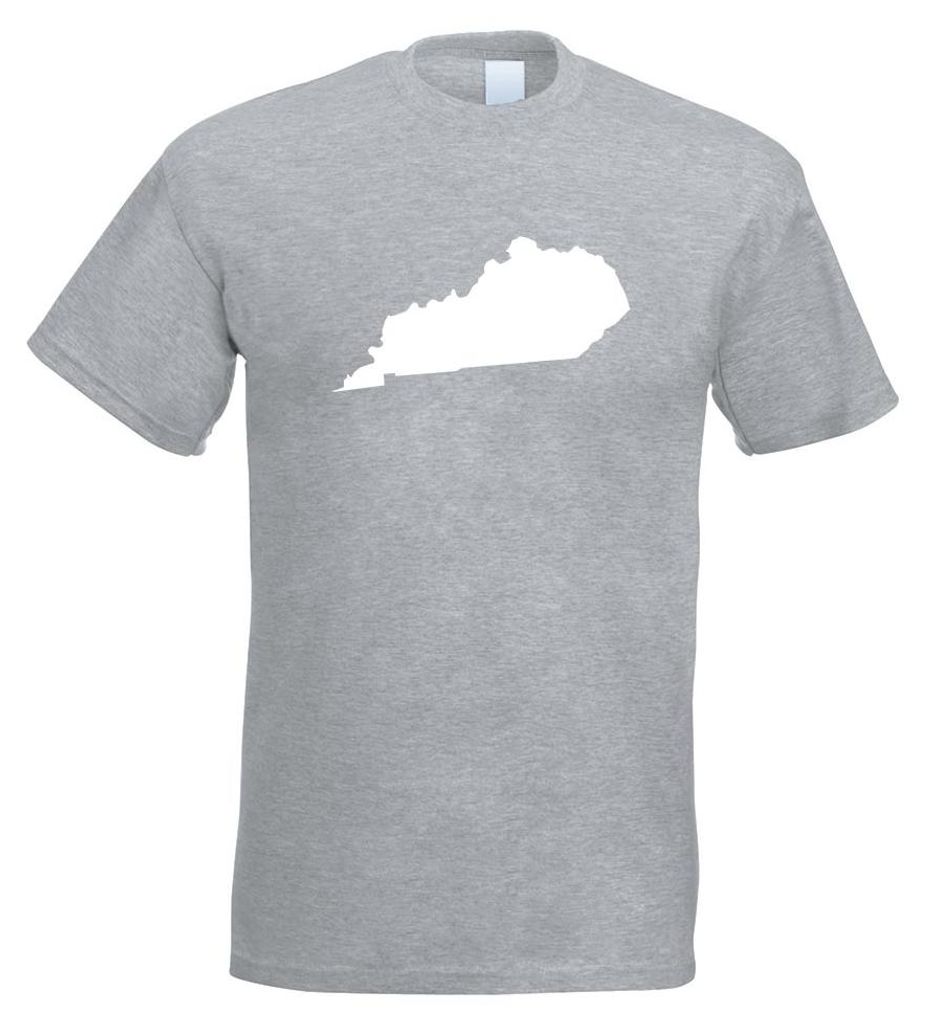 Kiwistar - T-Shirt - Graumeliert - USA - Kentucky Frankfort Herren Funshirt Bedruckt Design Sprüche Spruch Motive - mit Motiv Bedruckt - Funshirt ...