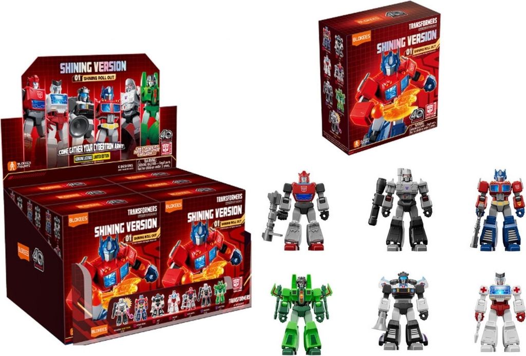 Dickie Blokees Transformers Shining 01 Bausatz zufällige Auswahl 1 Figur 48-56 Teile 201121000