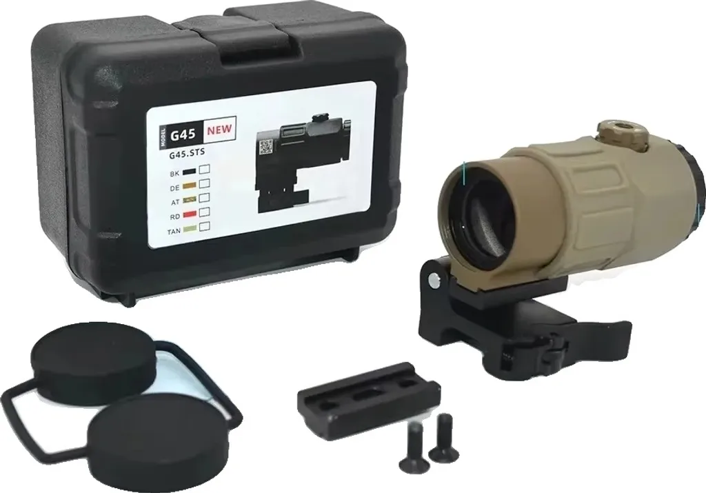 Comprare Magnifier G45 Tan 5X - Lente Ingrandimento Picatinny