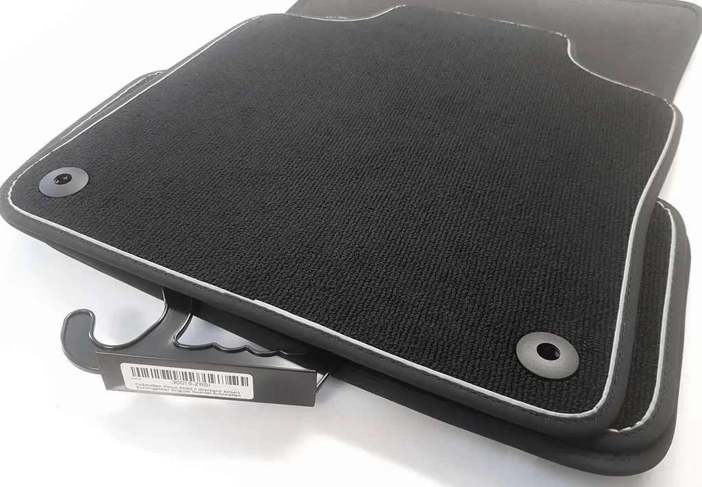 Tappetini Premium Volvo XC40 Velours Argento Nobili - Design Esclusivo