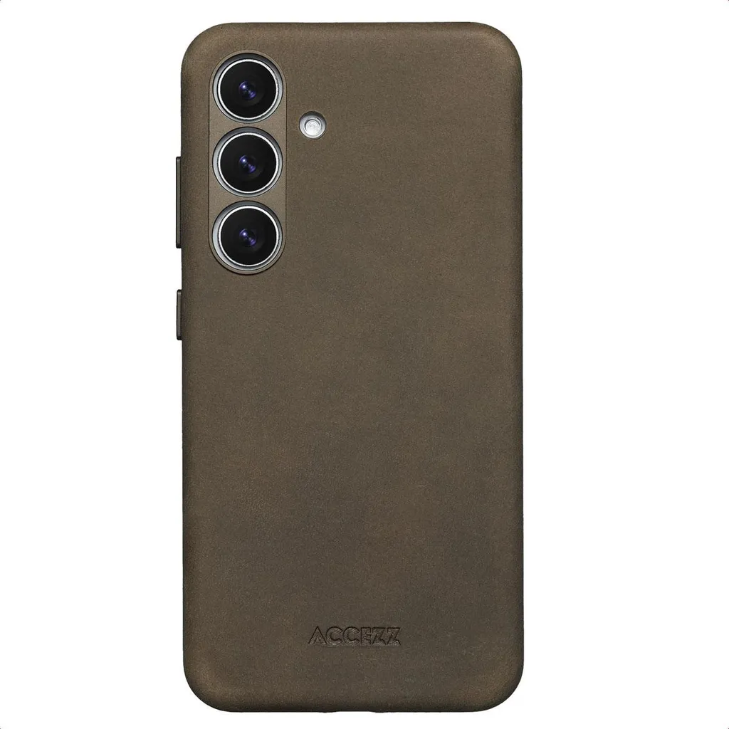Cover Viaggio Samsung S25 S24 Pelle Vintage Accezz Magsafe