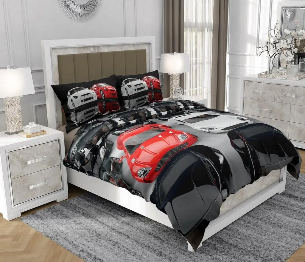 Set Letto SOVIO 160x200 Cotone Nero So.0070 | Qualità e Design