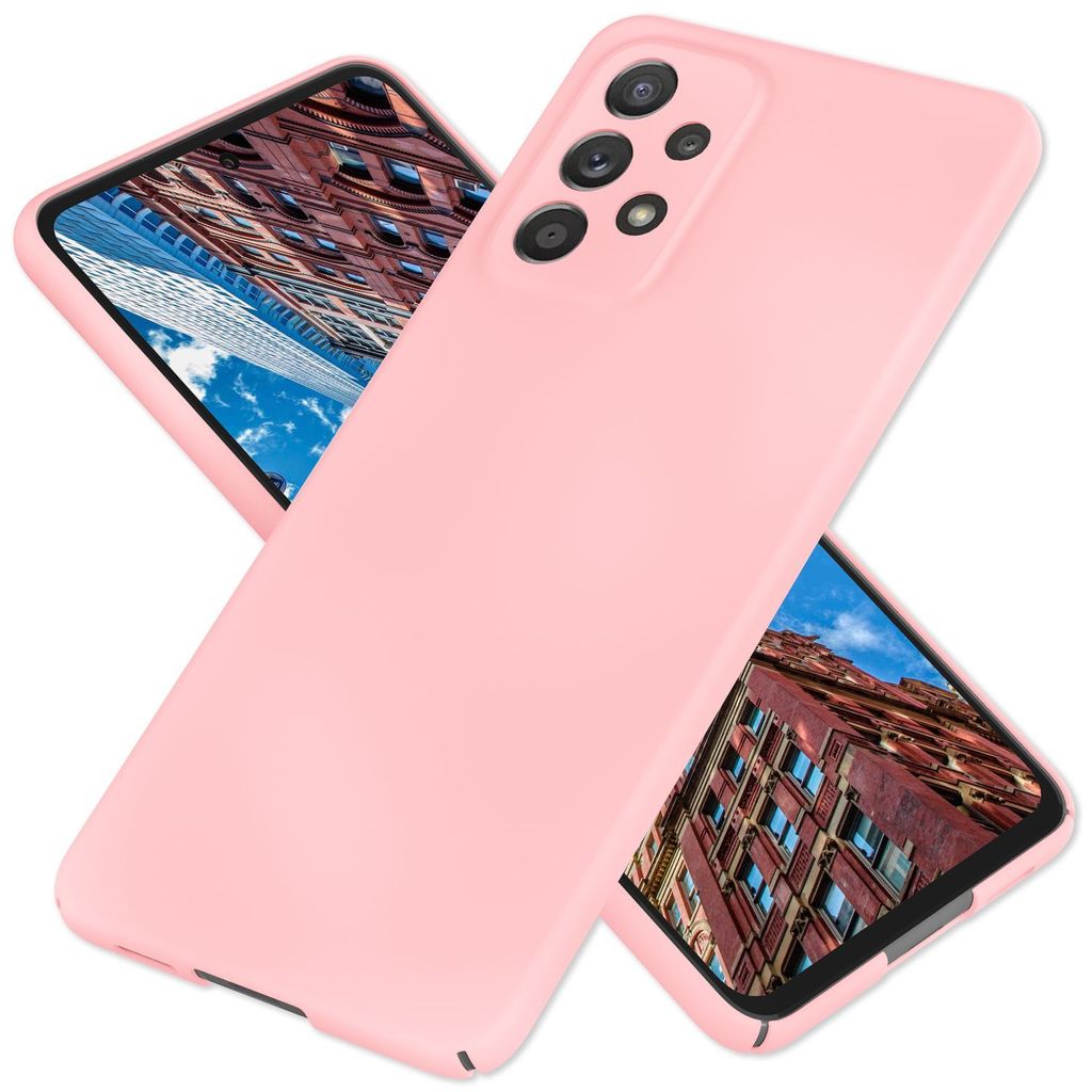 Ultra-Dünnes Hardcase für Samsung Galaxy A53 - Handy Hülle Slim-Fit Cover Matt Pink