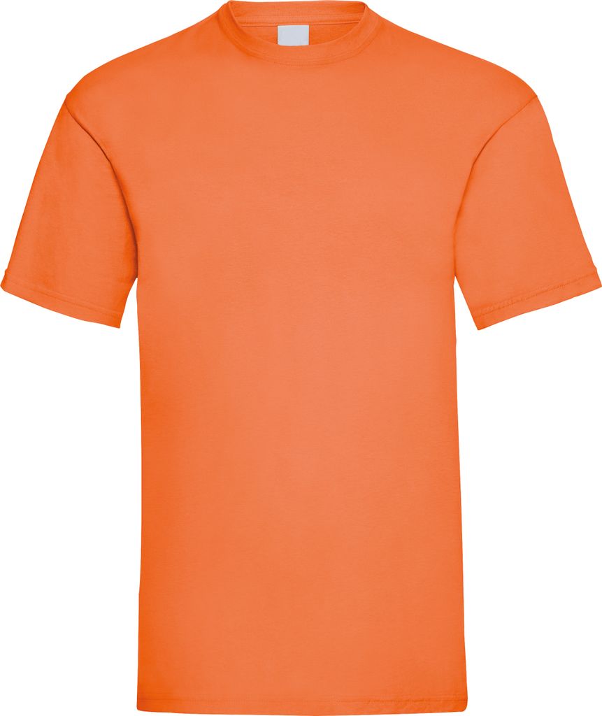 Herren Value Kurzarm Freizeit T-Shirt BC3900 (XL) (Hellorange)