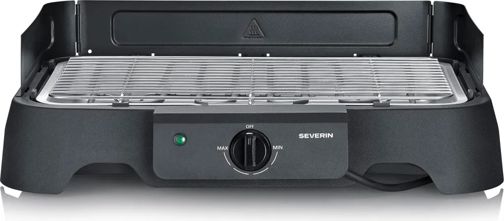 Barbecue électrique de table Severin PG 8593 noir avec grille de cuisson