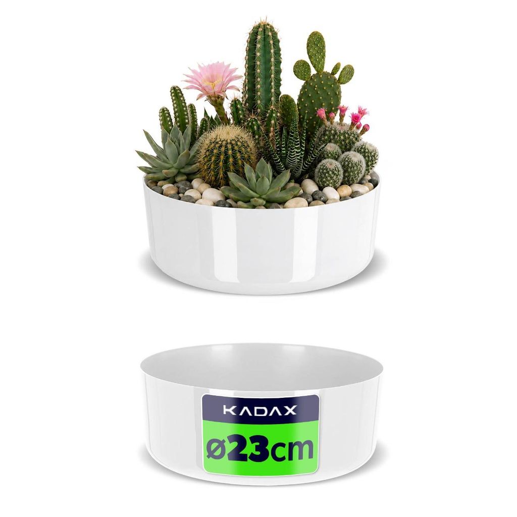 Vaso da fiori KADAX "Ronta", ciotola rotonda, ciotola per Immagine del prodotto 
