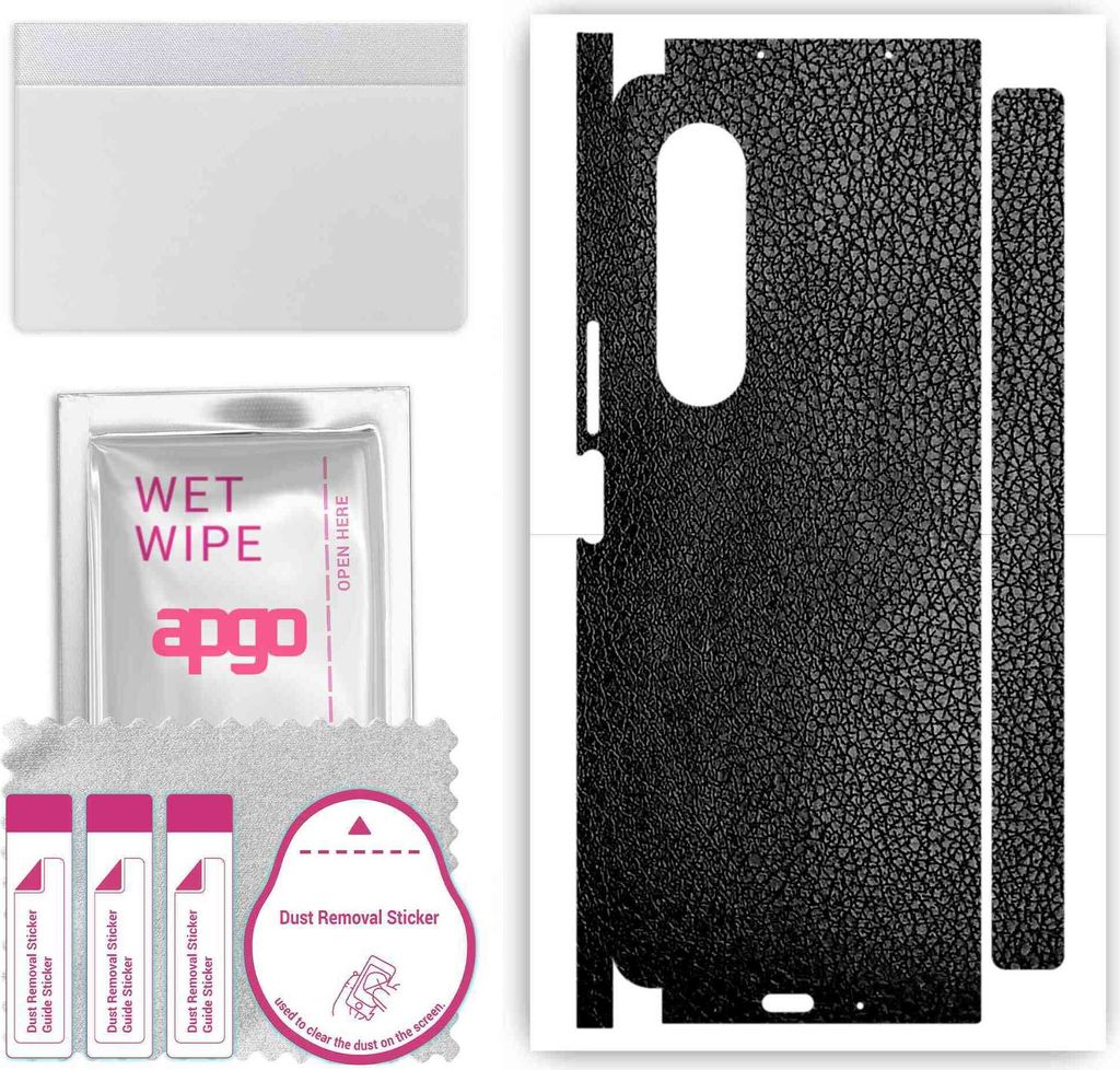 apgo Rückseite + Seiten Schutzfolie, Skin, kompatibel mit Samsung Galaxy Z Fold 3, Hinten Displayschutzfolie aus Vinylfolie, kratzfest, einfache M...