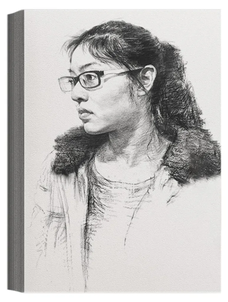 Papier dessin A4 épais 180gsm texture bois INF 50 feuilles pour artistes