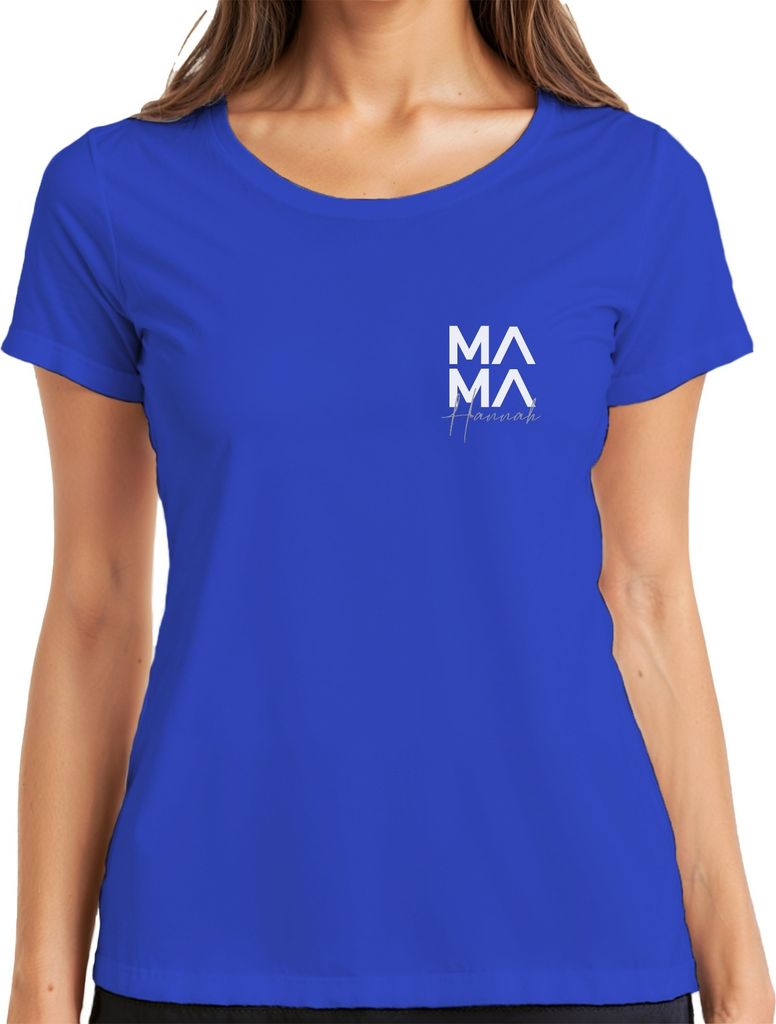Muttertag Geschenk | Mama Personalisierbar mit Namen der Kinder | Geschenk Mütter Personalisiert | Werdende Mutter Geschenkidee Damen T-Shirt, Bla...