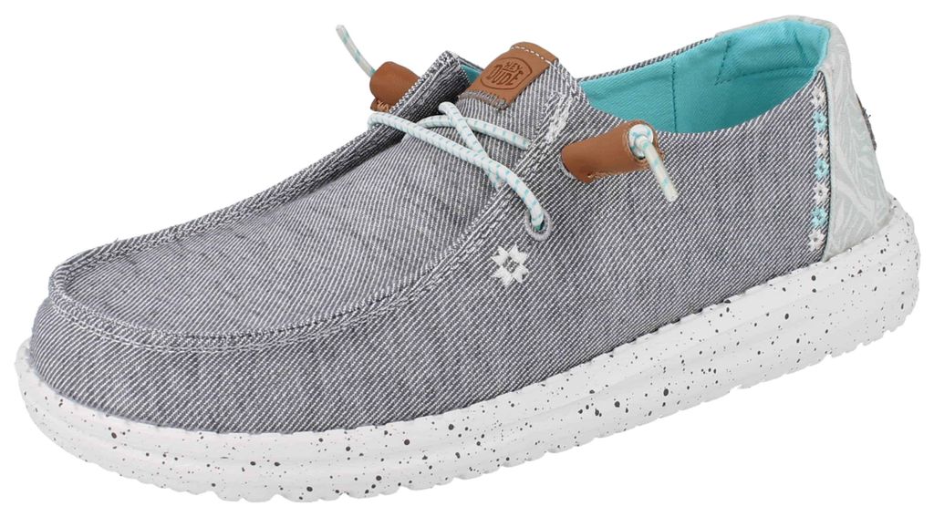 HEY DUDE Wendy Heathered Damen Schlupfsneaker grey Textil - Produktbild 