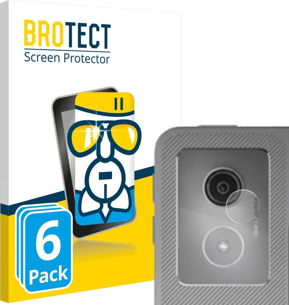 6x BROTECT Schutzglas für Lenovo Idea Tab Pro 12.7" (NUR Kameraschutz) Schutzfolie Panzer Folie Glas Display Schutz klar