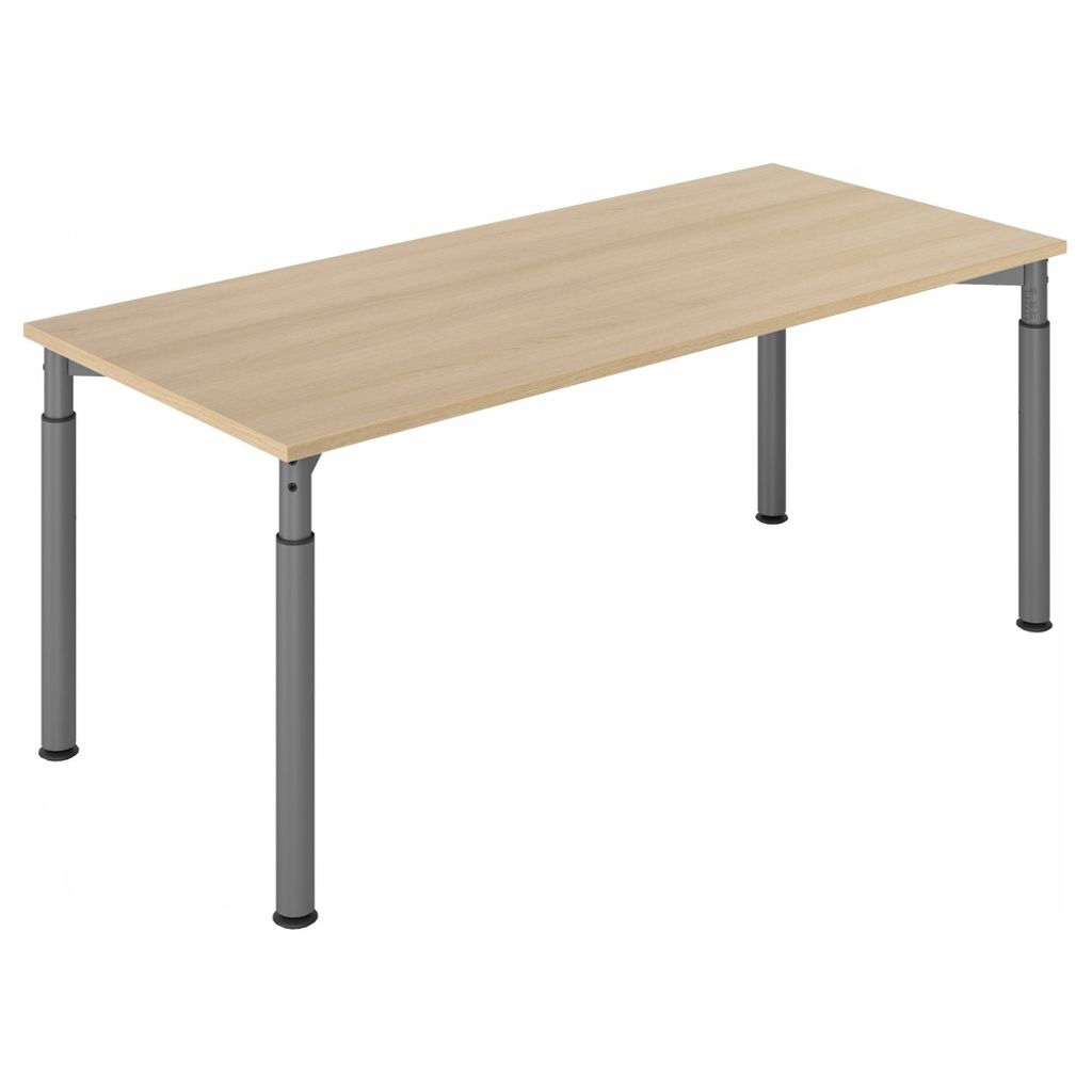 Schreibtisch 180x80cm Eiche/Graphit