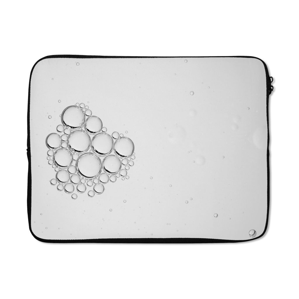 MuchoWow Laptop Hülle 17 Zoll Laptoptasche Mehrere Tropfen zusammen - Zipper - Schutzabdeckung