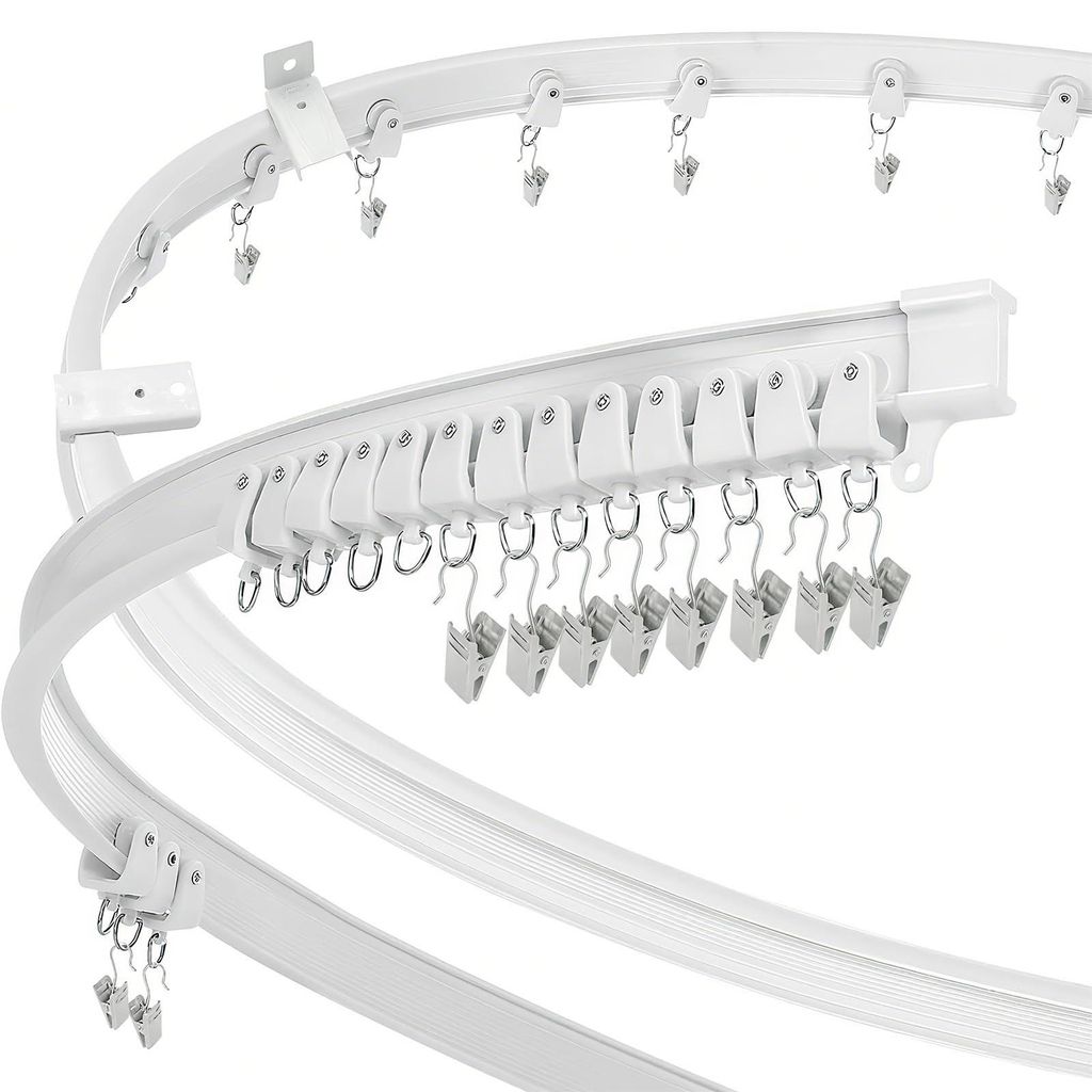Omgoods - 5m Flexibele Plafond Gordijnrail - Buigbare Productafbeelding 