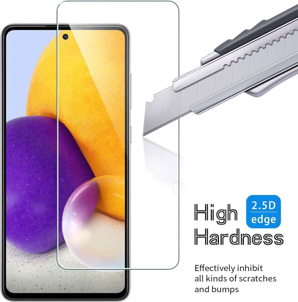 2X Samsung Galaxy A72 - Panzerglas Glasfolie Display Schutz Produktbild 4