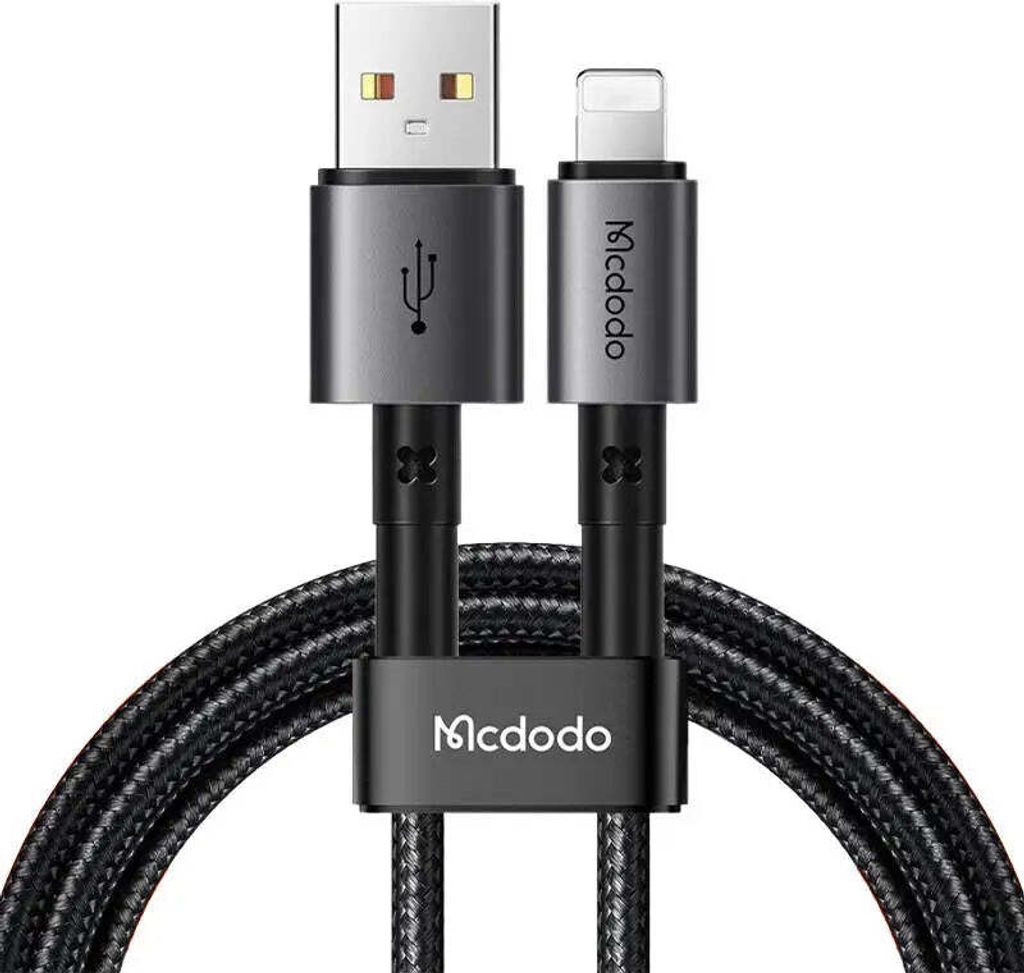 USB-Kabel für Lightning Mcdodo CA-3581, 3A, 1,8 m (schwarz)