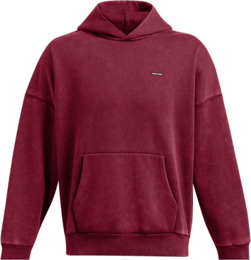 Under Armour Herren Hoodie Ua Icon Hwt FLC Wash Os Hood-Rot 1386552-625__MD
