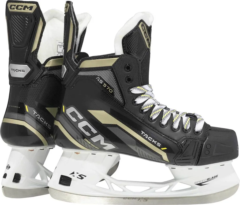 CCM Super Tacks AS-570 Patins avec Coque Monocoque et Lame Speedblade