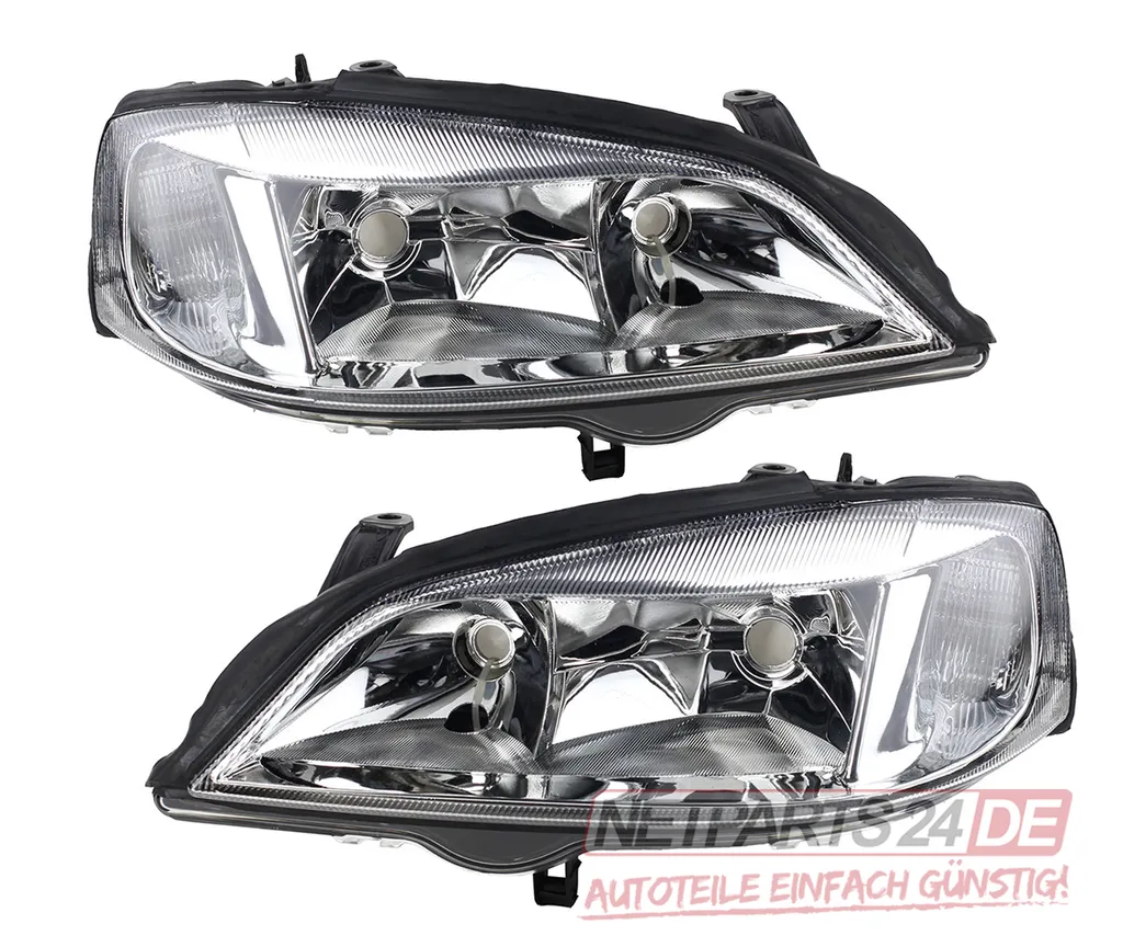 Fari Opel Astra G Johns - Set Completo con Osram Night Breaker Laser 12V