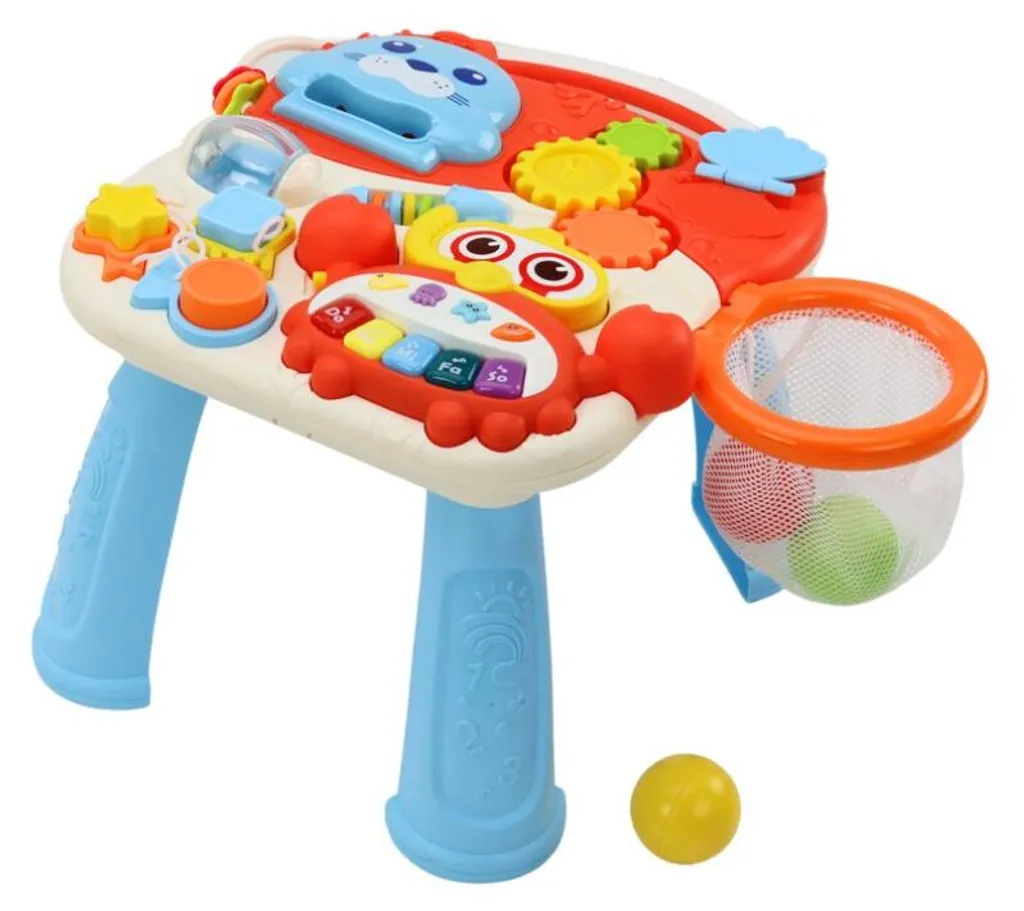 Jouet d'éveil interactif rouge avec mode table et aide à la marche - 3